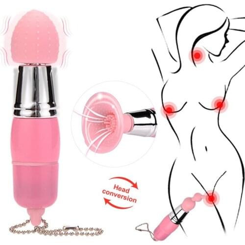 Sex Toy Tongue Vibrators three-piece gourd mini AV rod vibration Massage Oral Licking Clitoris Stimulator Sex Toys For Woman A7