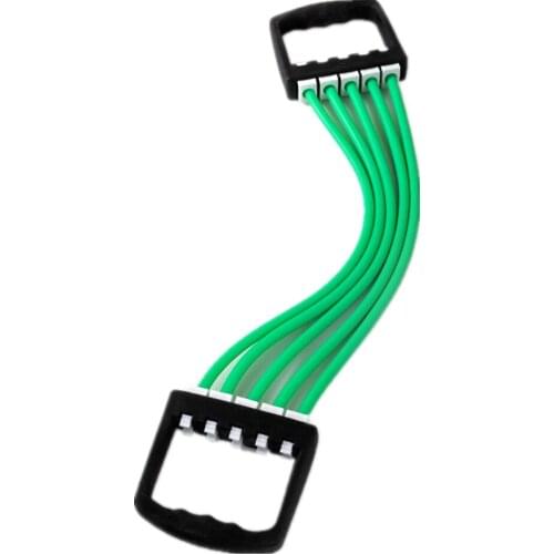 Adjustable Arm Strength Puller 5 Tubes Resistance Elastic Band for Chest Expand Gym Muscle Exercise Home Training THANKSLEE