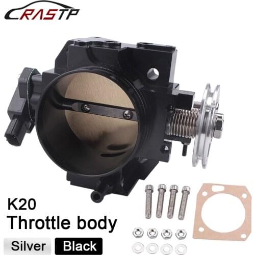 Silver Or Black TPS Throttle Body Position Sensor for RSX DC5 CIVIC SI EP3 K20 K20A 70MM CNC Intake Throttle Body RS-THB003-70mm