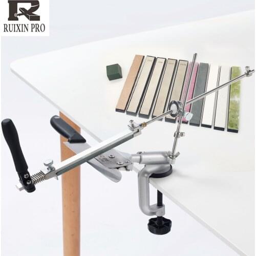 Ruixin pro 4 Aluminium alloy knife sharpener professional sharpening stone whetstone Knife sharpener system Fixed angle system