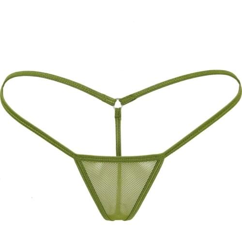 Women Micro Triangle Thongs See Through Transparent Hot Sexy G Strings Mini Bikini Tangas T Back Panties Undewear Lingerie