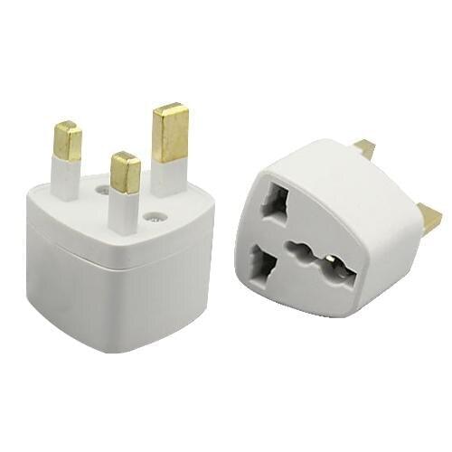 Universal Home Office Travel US/EU to UK AC Power Plug Converter Adaptor Universal US/EU to UK AC Power Adapter For Travel Home