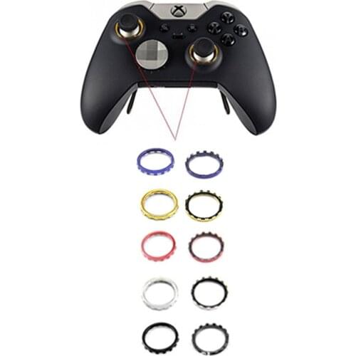 High Quality 1 Pair Replacement 3D Thumbstick Rings for XBOX One Elite Controller Accessories