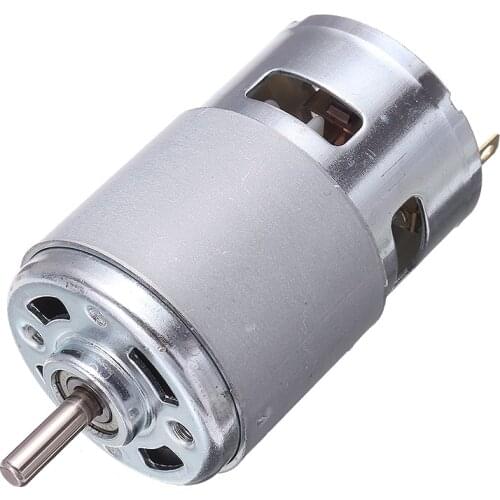 1pc High Speed Electric 775 Motor Low Noise DC 12V-24V 0.16 A Large Torque Motor 7000 RPM Ball Bearing Tools Mayitr