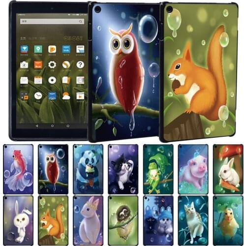 Tablet Case for Amazon Fire 7(5th/7th/9th Gen)/HD 8(6th/7th/8th Gen)/HD 10(5th/7th/9th Gen) -slim Back Cover Case+ Stylus