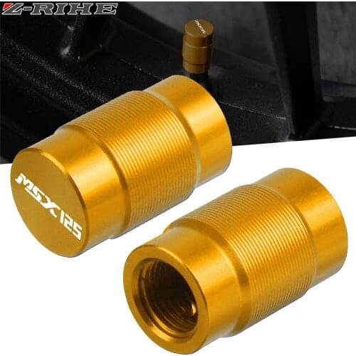Motorcycle Accessorie Wheel Tire Valve Stem Caps CNC Airtight Covers FOR Honda MSX125 Grom MSX 125 2014 2015 2016 2017 2018 2019