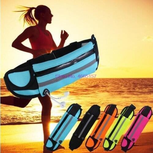 By dhl or ems 200pcs Anti-theft Slim Cell 5.5" Phone Chest Waist Fanny Bag Waist Phone Bag