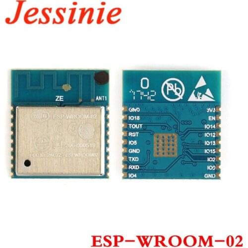 ESP8266 Serial WIFI Module ESP-WROOM-02 ESP 8266 Wireless Transceiver Module 4MB 32Mbit