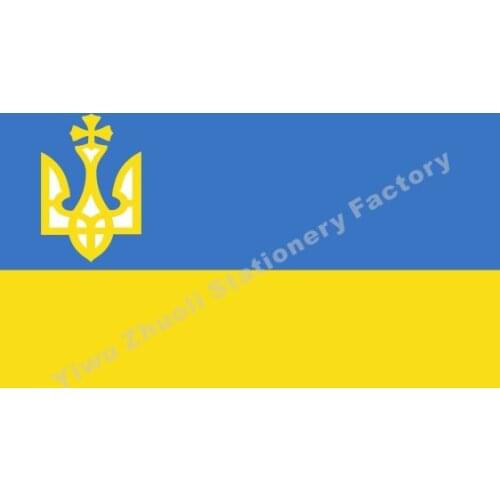 Ukraine Naval Ensign 1917-1921 Flag 3X5FT 90X150CM 100D Polyester Peoples Republic Banner