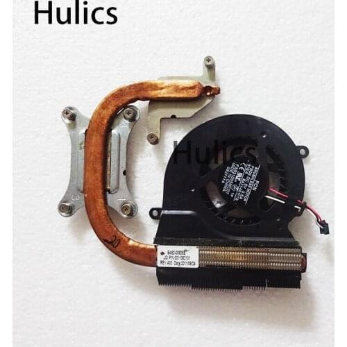 Hulics Original laptop cpu heatsink cooling fan For Samsung NP300E4A NP300V4A NP305E5A NP300E5A NP300E5C BA62-00606B BA62-00639B