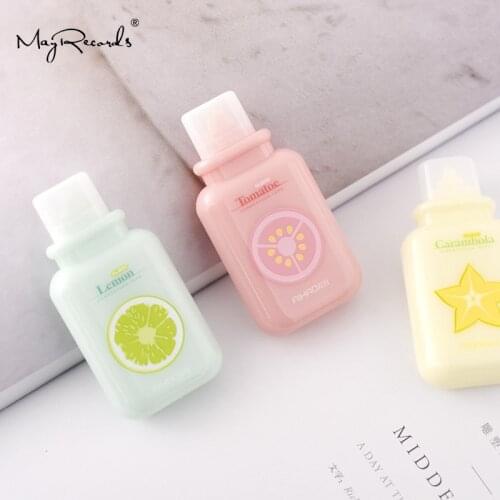 1 PC Cute Mini Fruit Correction Tape Material Escolar Kawaii Stationery Office School Supplies Papelaria Writing Corrector Tools