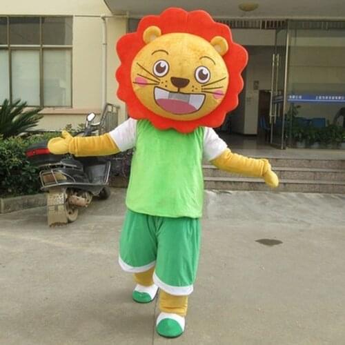 Cartoon Lion Mascot Costume Suits Party Fancy Dress Outfits Advertising Promotion Carnival Halloween Xmas Adults Fursuit Parade