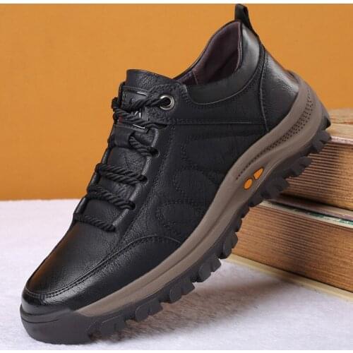Casual Men Leather Shoes Quality Mens Casual Sneakers Designer Bussiness Outdoor Shoes For Man Driving Work Shoe446