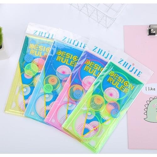 Spirograph Drawing Toys Set Interlocking Gears Wheels Painting Drawing Accessories Creative Educational Toy Spirographs