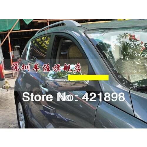For Kia Sportage 2010-2014 ABS Chrome Car Accessories Side Mirror Cover Trim Rear View Cap Overlay Molding Garnish