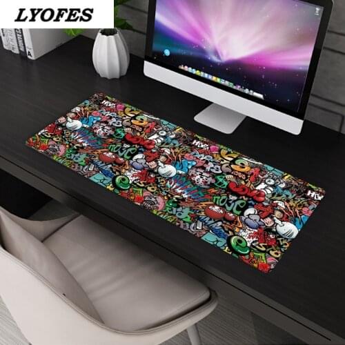 Desk Mats Game Mouse Pad for Office and Home with Anti-Slip Keyboard Pad 80x30cm XL Large Gaming Gamer Keyboard Mat Mousepad