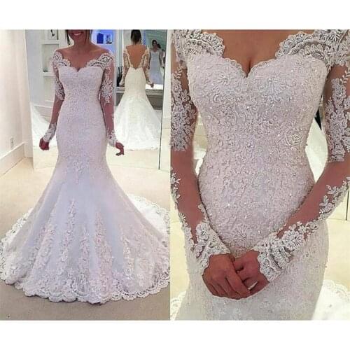 Olome Long Sleeve Wedding Dresses