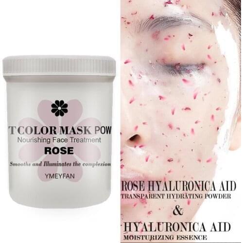 Wholesale Hydrojelly Mask Powder Collagen Rose Anti Aging Anti Wrinkle Beatuty Skin Care Crystal Peel Off Modeling Facial Mask