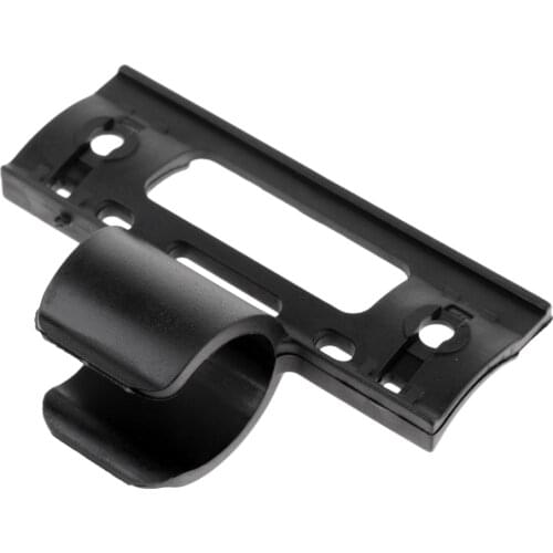 Plastic Bike Bicycle Pump Holder Bracket Inflator Frame Fixing Clip -Black