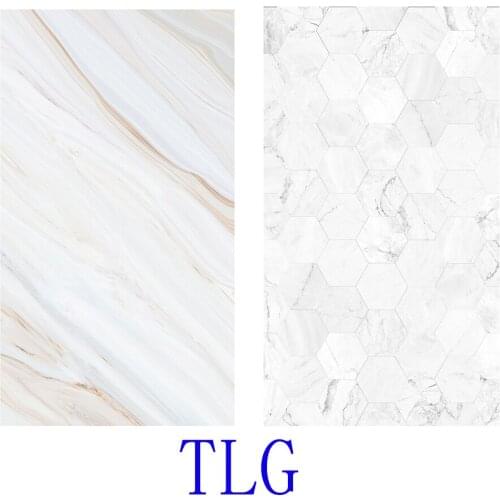 Hexagon Marble Photo Studio Backgrounds 57x87cm 2sides PVC Cover Waterproof Paper Backdrops Wood Marble Wall Printing