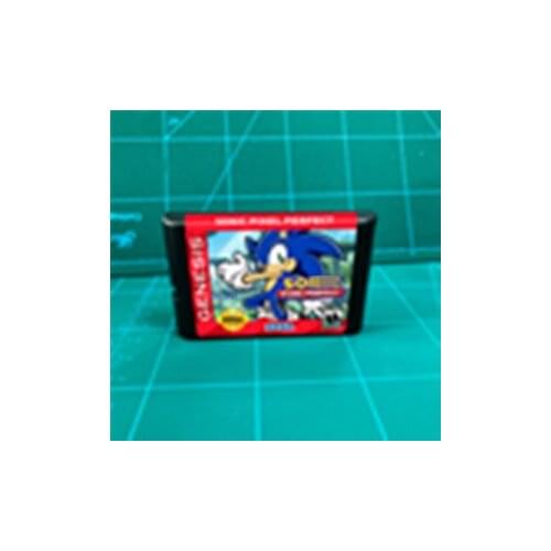 Soniced Pixel Perfect- 16 bit MD Games Cartridge For MegaDrive Genesis console