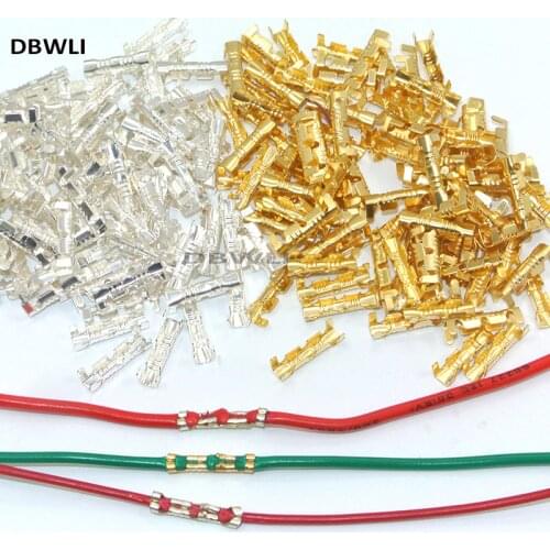 100pcs Docking connector line pressing button quick connect terminal wiring 0.5 to1.5 square