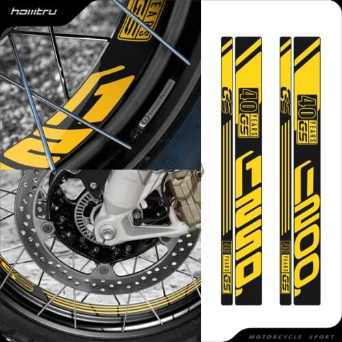 Motorcycle Wheel Reflective Sticker Case for BMW R1200GS R1250GS Adventure 2014-2021 40th