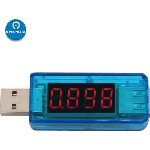 USB Current Voltage Capacity Tester LED Display Multi Tester Dual USB Output Current Detector For Phone Charger Meter Voltmete