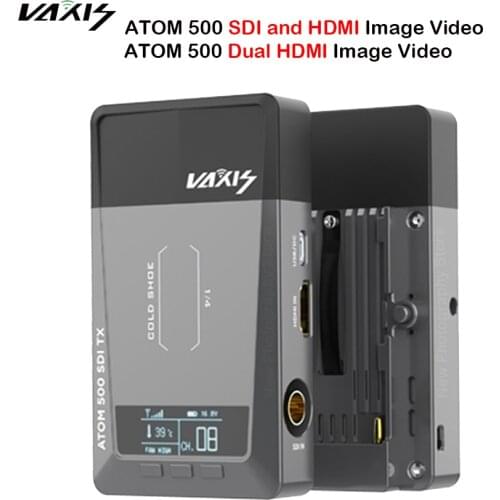 Vaxis ATOM 500 SDI 500ft Image Video Wireless Transmission System Transmitter Receiver 1080P HD SDI-HDMI Dual photography Camera