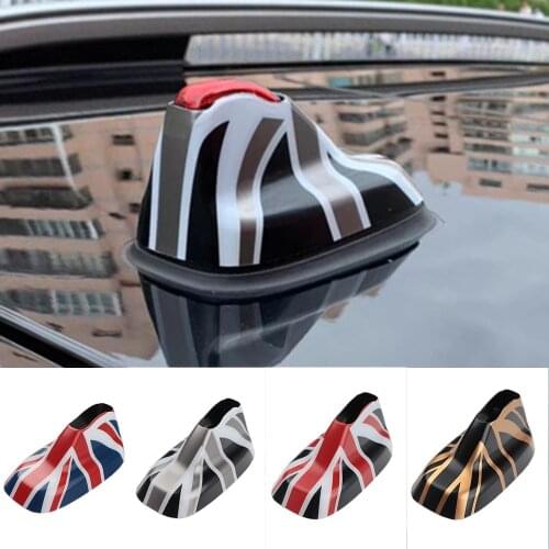 Union Jack Car Exterior Trim Antenna Decoration Cover Sticker For MINI Cooper F54 F60 Clubman Countryman Car-Styling Accessories