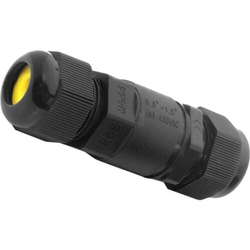 Waterproof Junction Box Connector Electric Cable Inline Connector Waterproof Plug Slim M20 1PC Wire Mini Connector IP68 W5Z9