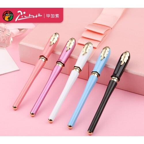 1PCS Picasso 986 Greek Irene Pimio Rollerball Pen High Quality Full Metal Ballpoint Pen 0.5mm Medium Nib Business Pens