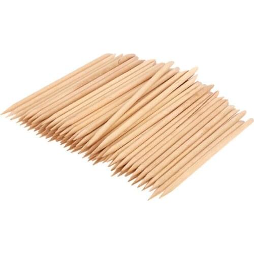 10/20/50/100pcs Cuticle Pusher and Cutter Multifunction Point Drill Wood Remover and Cutter Manicure and Pedicure Nail Art Tools