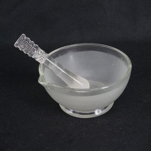 120mm I.D Apothecary Solid Glass Pestle and Mortars Bowl Set Grinding Mill Tool