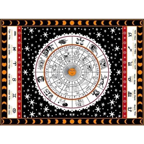 3 Kinds Tarot Tablecloth Aspect Astrology Sofa Cover Carpet Otsuge 150*200cm Beautiful Pattern Game Tarot Board Game Accessorie
