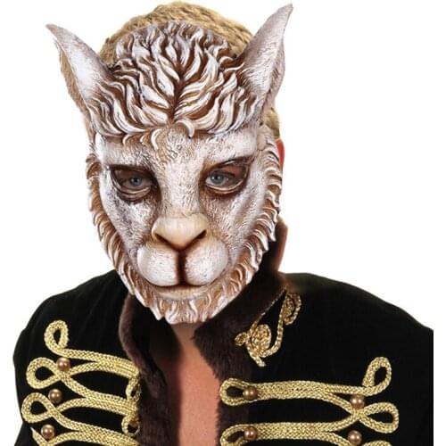 Halloween 3D Tiger Pig Animal Half Face Mask Masquerade Party Cosplay Costume