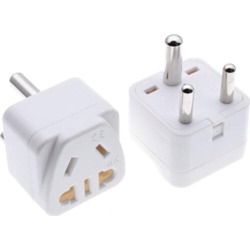 US Australia to South Africa conversion plug Type D small round 3 pins charge power socket electric plug ,1PCS