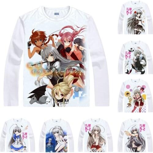 Coolprint Anime Shirt Nyaruko-san Another Crawling Chaos T-Shirts Multi-style Long Sleeve Nyaruko Cosplay Motivs Kawaii Shirts