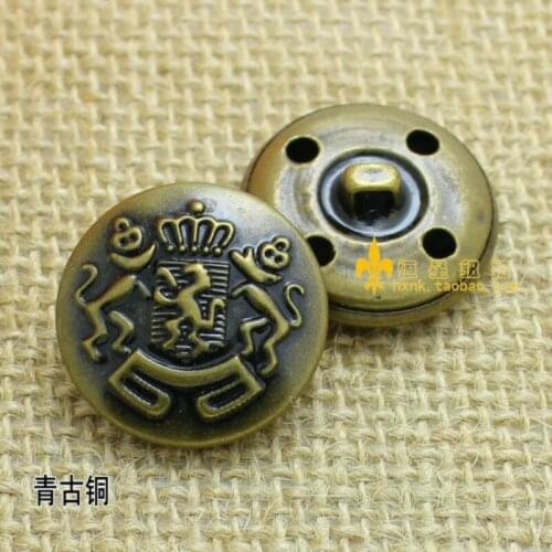 Brass Button Buttons For Clothes