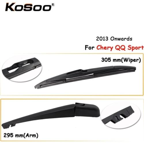 KOSOO Auto Rear Car Wiper Blade For Chery QQ Sport ,305mm(2013-) Rear Window Windshield Wiper Blades Arm,Car Accessories Styling