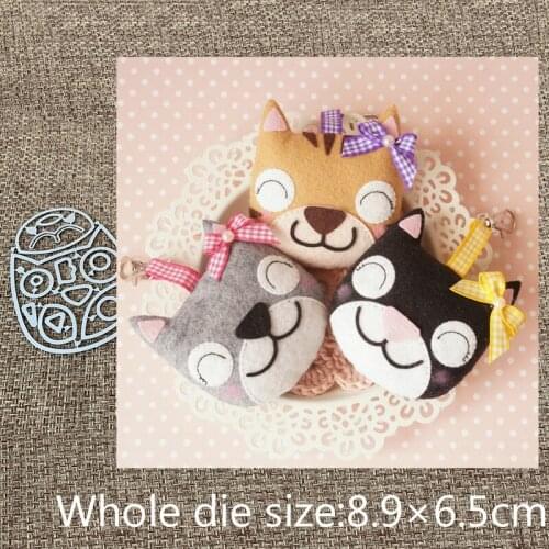 XLDesign Craft Metal Cutting Dies cut die lovely Various animal avatars Scrapbooking Album Paper Card Craft Embossing Die Cuts