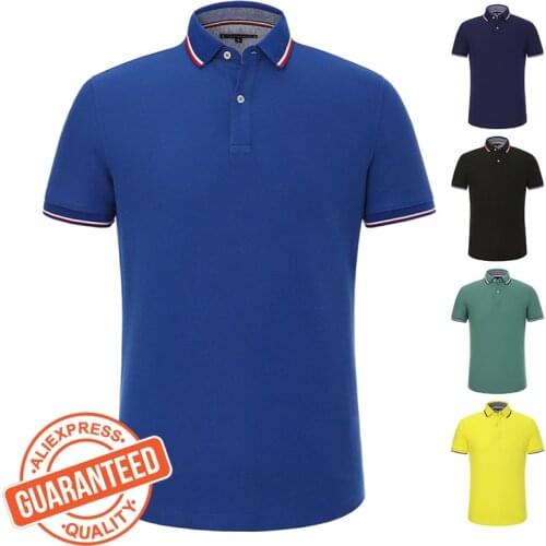 Men 2021 Summer New Casual Cotton Vintage Awesome Polo Shirts Men Fashion Classic Tipped Collar Short-Sleeve Golf Polo Shirt Men