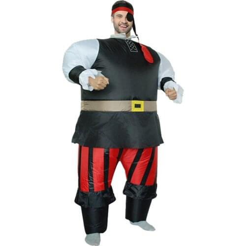 Inflatable Costume Funny Big Fat One Eyed Pirate Halloween Cosplay Costume Fancy Halloween Party Cosplay Costume