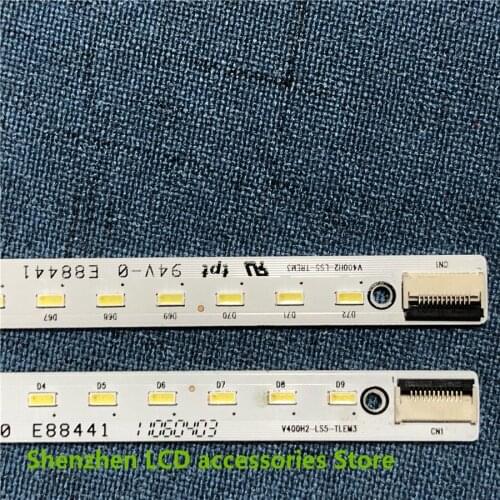 2Pieces/lot FOR LCD TV backlight bar V400H2-LS5-TLEM3 V400H2-LS5-TREM3 E88441 72LED 508MM 100%NEW