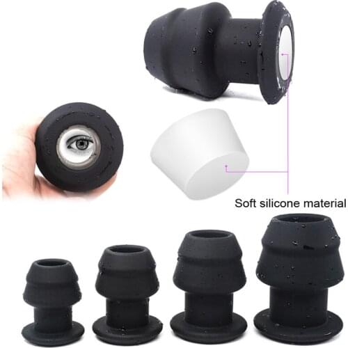 Hollow Butt Plug with Silicone Blocked Plug Prostate Massage Anal Plug Anus Dilator Adult Sex Products for Men Women Gay Sex Toy