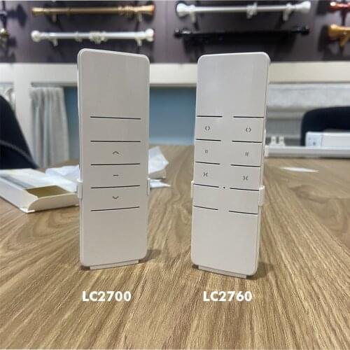 RF433 Remote Controller LC2700/LC2760 for Dooya Electric Curtain Motor KT320/DT52/KT82TN/DT360, Single/Double Channel Remote
