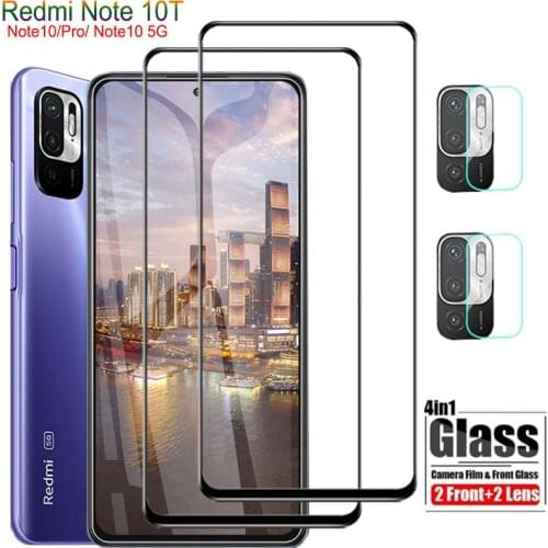 9D Screen Protector for Redmi Note 10T Xiaomi Redmi Note10 Pro Redimi Note 10 Pro 10S Note 10 5G Tempered Glass Redmi Note 10T
