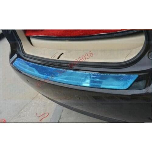 For Lexus RX270/350/450 2009--2014 Brushed Stainless Steel Rear Bumper Tailgate Trunk Protector Cover Trim Car Styling Model