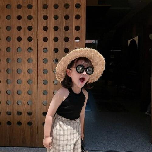 Infant Kids Baby Girl’s Sleeveless Halter Tops Vest Fashion Summer Kids Outfit Casual Beach Vest Top Bottoming Clothes