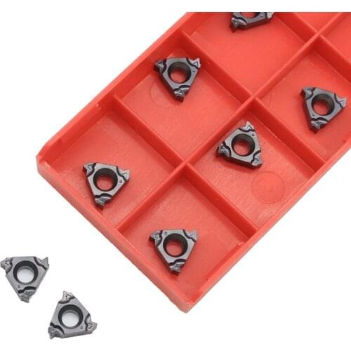 10 PCS 11IRM 18NPT IC908 Carbide Inserts Plate High Quality CNC Threaded Blade Lathe Cutter Tool Turning Tools